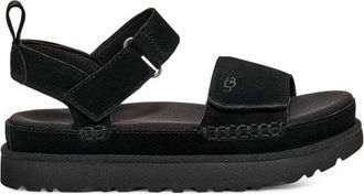 UGG UGG Goldenstar Womens Sandals - Black Suede - Size UK 7