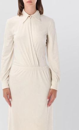 Alberta Ferretti draped v-neck bodysuit