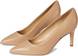 Marc Fisher Genni High Womens Heels Light Natural Leather : 8.5 M, Leather/Rubber
