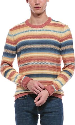 Faherty Cashmere-Blend Crewneck Sweater