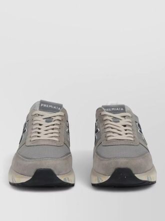 Premiata sneakers round toe mesh panels rubber sole
