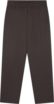 Olaf Hussein Slim Elasticated Pant - Heren - Broeken - Bruin - Maat: XL Leer