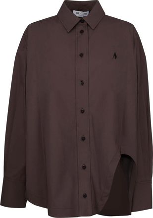 The Attico Shirt Dark Brown