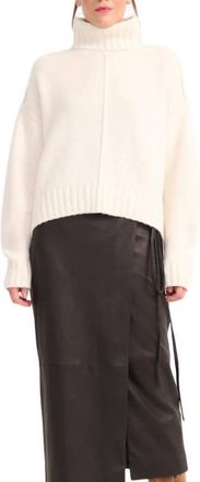 Staud Betsy Cashmere Sweater In Ivory