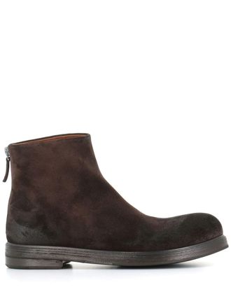 Marsèll Stivali a punta tonda - Marrone