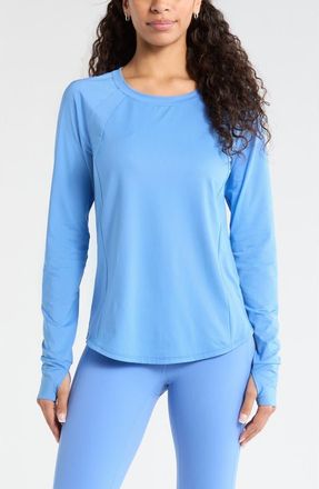 Zella Rally Mesh Top in Blue Azurite at Nordstrom, Size Xx-Large