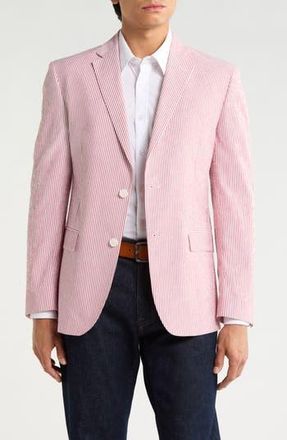 JB Britches Two-Button Stretch Cotton Sport Coat in Red at Nordstrom Rack, Size 44 Regular