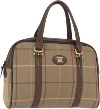 Burberry Pre-owned Handbags, female, Beige, Size: ONE SIZE Pre-owned Hand Bag