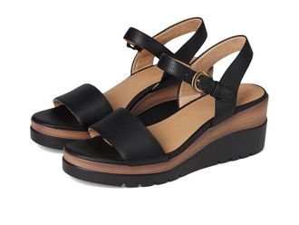 Naturalizer SOUL Naturalizer Graciela Womens Wedge Shoes Black Faux Leather : 7.5 M (B), Synthetic