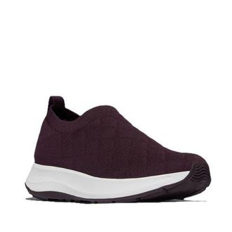 FitFlop F Mode Flow Quilted Knit in Plumberry at Nordstrom, Size 8.5