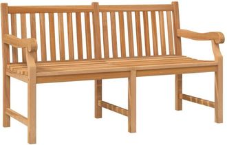 vidaXL Banco De Jard&iacute;n De Madera Maciza De Teca 150 Cm Vidaxl
