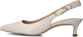 Unisa Elegante Ibon Slingbacks Beige Schoenen - Dames - Pumps - Beige - 38 EU - Schoenen
