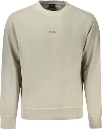 HUGO BOSS Heren, Sweatshirts & Hoodies, Beige, Maat: L