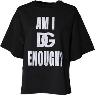 Dolce & Gabbana Mujer, Camisetas, Negro, Talla: M