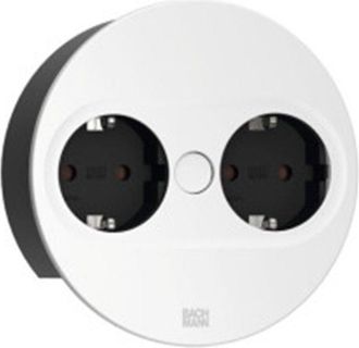 Bachmann Twist 2 Regleta Blanca Mate Cable 2 M