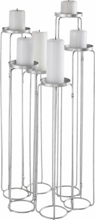 Leonique Kerzenständer »Mareesa« aus Metall, für Stumpenkerzen, Höhe ca. 65 cm, variabel stellbar