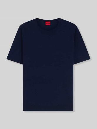 HUGO BOSS Regular Fit Pullover aus Schurwoll-Mix Modell SESSINAK in Marine, Gr&ouml;&szlig;e XXL