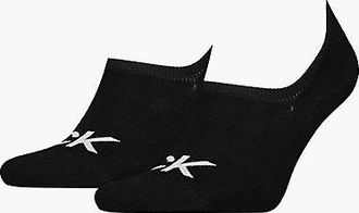 Calvin Klein 2 Pack Logo Invisible Socks