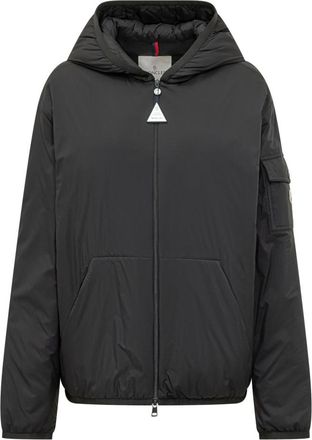 Moncler Black Solid Hood Jacket