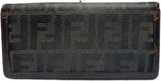 Fendi Pre-owned Wallets, female, Brown, Size: ONE SIZE Pre-owned Vintage Wallet