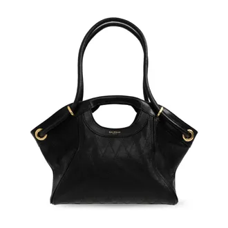 Balmain Borsa in Pelle - - Bags - Donna - Nero - ONE SIZE