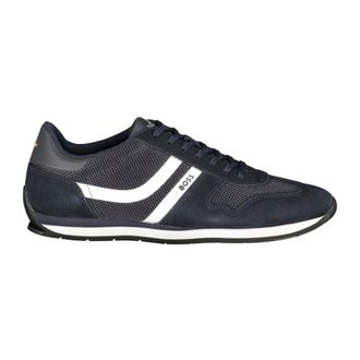 HUGO BOSS Schoenen, Heren, Blauw, 44 EU, Leer, Levon Runn