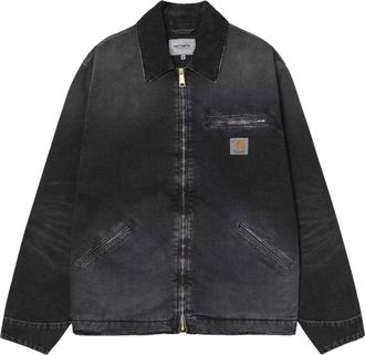 Carhartt Work in Progress OG Detroit Jacket - Heren - Spijkerjassen - Zwart - M - Katoen - Jassen