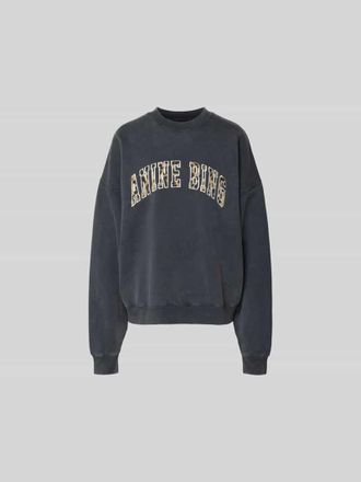 Anine Bing Oversized Sweatshirt aus Baumwolle in Black, Gr&ouml;&szlig;e XS