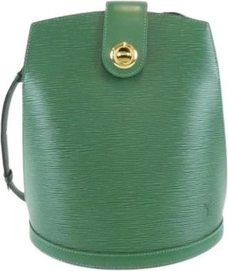 Louis Vuitton Pre-owned Vintage Bucket Bag - Dames - Vintage Tas - Groen - ONE Size - Leer - Vintage