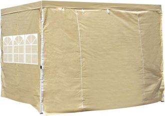 Regalos Miguel Regalos Miguel - Packs Laterales Carpas Plegables - Pack 4 Laterales Para Carpas 3x3 Master 2l1v1p - Crema