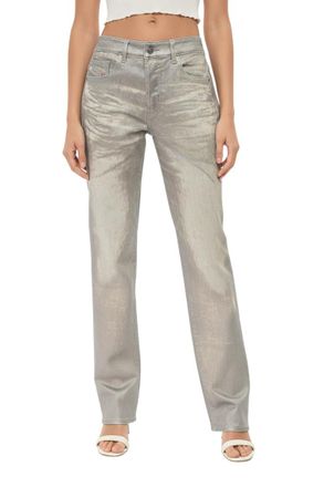 Diesel Grey Slim Mid Rise Jeans
