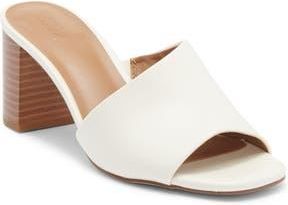 Nordstrom Rack Luella Block Heel Slide Sandal in Ivory Vanilla at Nordstrom Rack, Size 5.5