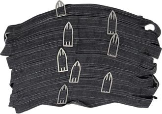 Who Decides War by Ev Bravado Bandeau cropped top met studs - Blauw