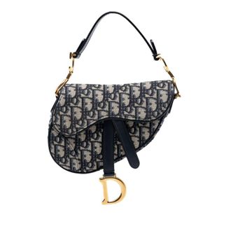 Dior Pre-owned Dior Mini Oblique Canvas Saddle Bag Ladies 43KYOGWGJN8QAJ92