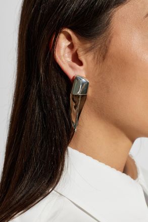 Bottega Veneta Silver Earrings, Womens, Silver