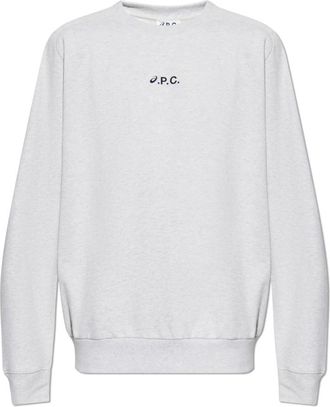 A.P.C. Lake Sweatshirt - Heren - Sweatshirts - Grijs - L - Katoen - Hoodies & sweatvesten