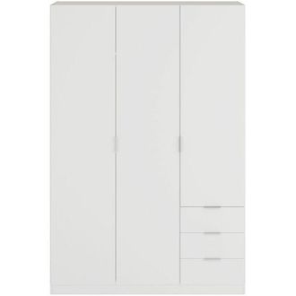 For&eacute;s Armario 3 puertas 3 cajones blanco