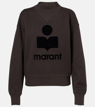 Isabel Marant Sudadera Moby en mezcla de algod&oacute;n con logo