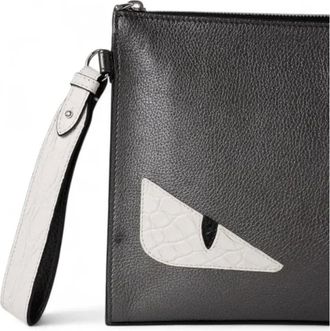 Fendi Pre-owned Clutches, female, Black, Size: ONE SIZE Pre-owned Fabric fendi-bags