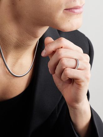 Anita Ko Braided 18-Karat White Gold Ring