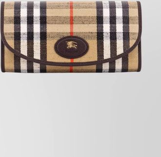 Burberry coated canvas wallet rectangular shape