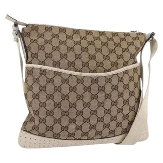 Gucci Borsa a tracolla vintage in tela Pre-owned - - Pre-owned - Donna - Beige - ONE SIZE