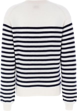 Khaite Womens Bicolor Cashmere Cardigan Clothing
