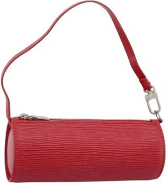 Louis Vuitton Pre-owned Vintage Epi Accessory Pouch - Dames - Vintage Handtas - Rood - ONE Size - Leer - Vintage