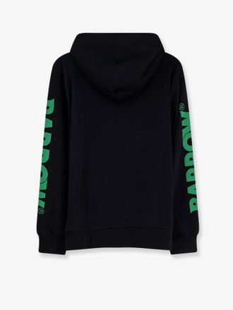 Barrow Logo-Embroidered Hooded Sweatshirt - Black