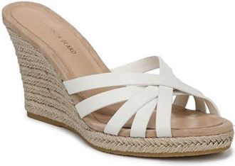 Veronica Beard Phylina Wedge Sandal in Coconut at Nordstrom, Size 5.5