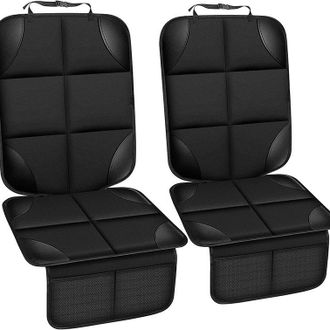 OEM Juego De 2 Fundas Impermeables Y Antideslizantes Para Asientos De Seguridad Infantil Con 2 Bolsillos De Malla Para Almacenamiento, Aptas Para Coches, 