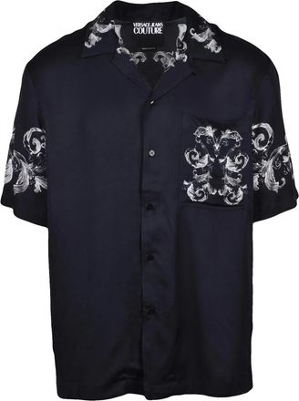 Versace Jeans Couture Short-Sleeved Black Shirt