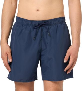 HUGO BOSS Mens Dive Cargo Pocket Swim Trunks, Navy