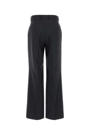 Gucci Womens Graphite Wool Pant Mediumgrey Exterior: Pantaloni